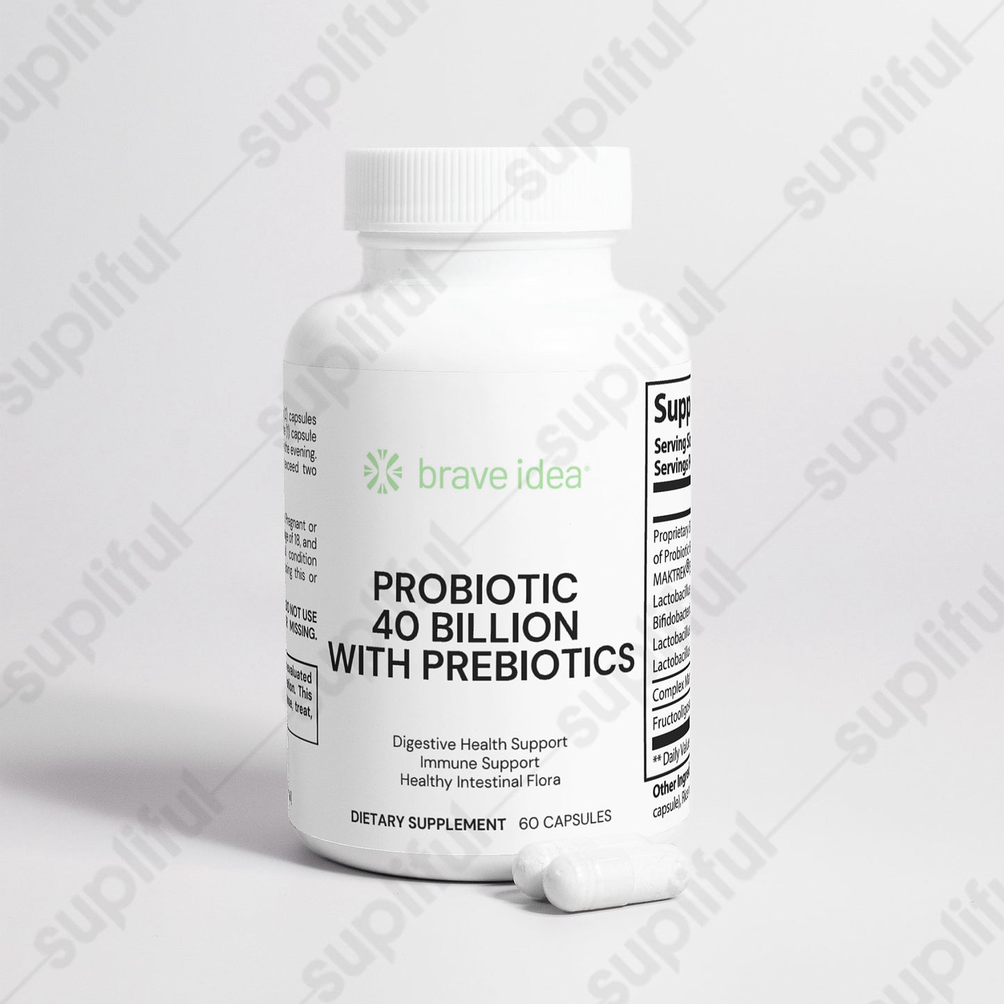 Brave Probiotic 40 Billion with Prebiotics