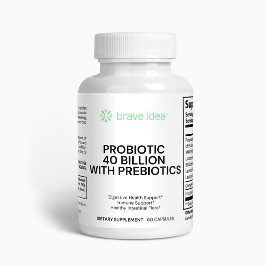 Brave Probiotic 40 Billion with Prebiotics