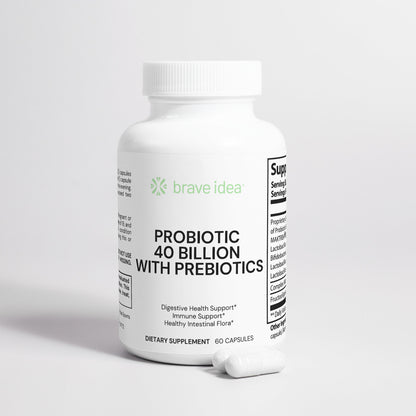 Brave Probiotic 40 Billion with Prebiotics