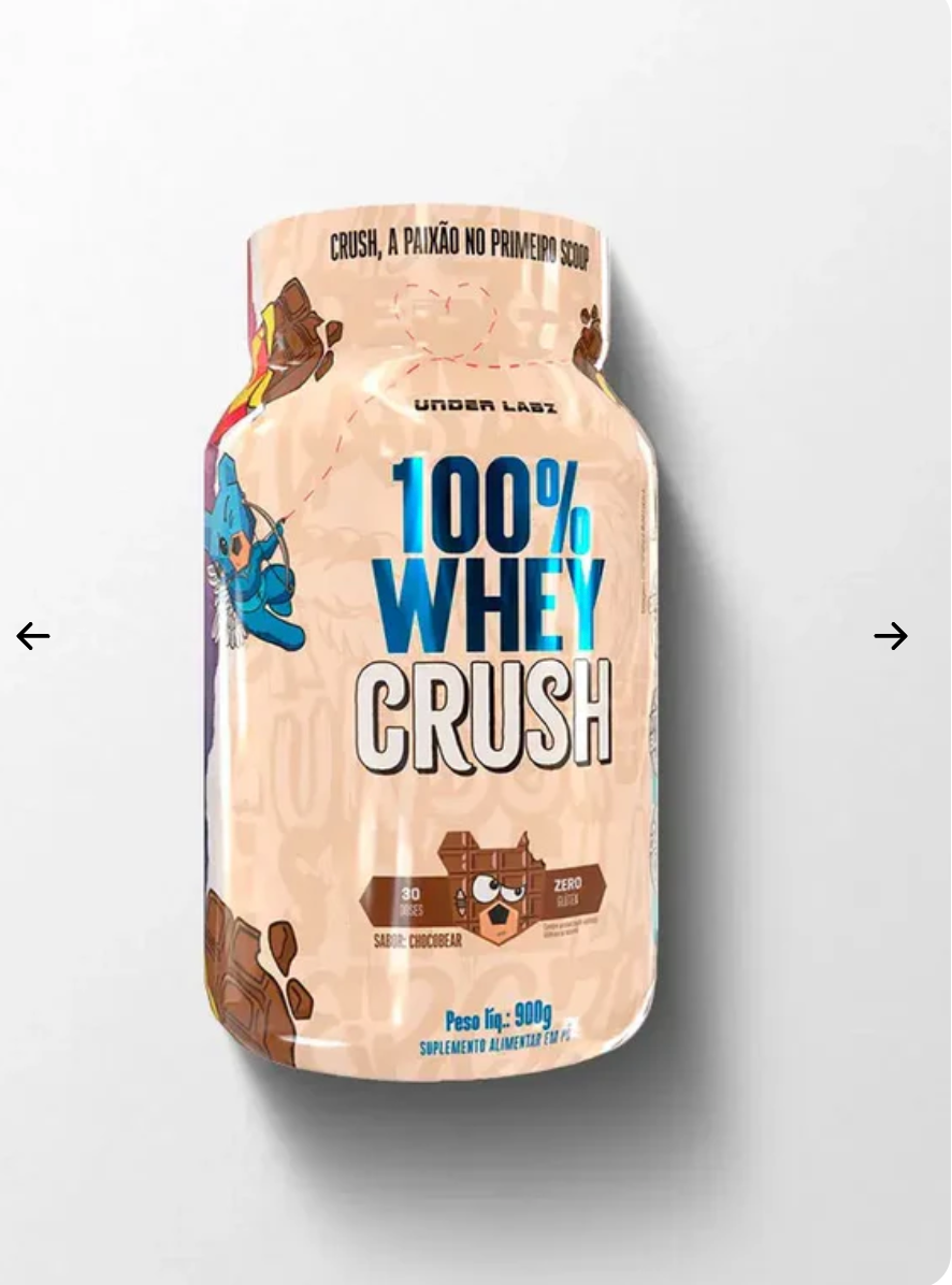 100% Whey Crush - High biological value whey protein with gourmet flavor