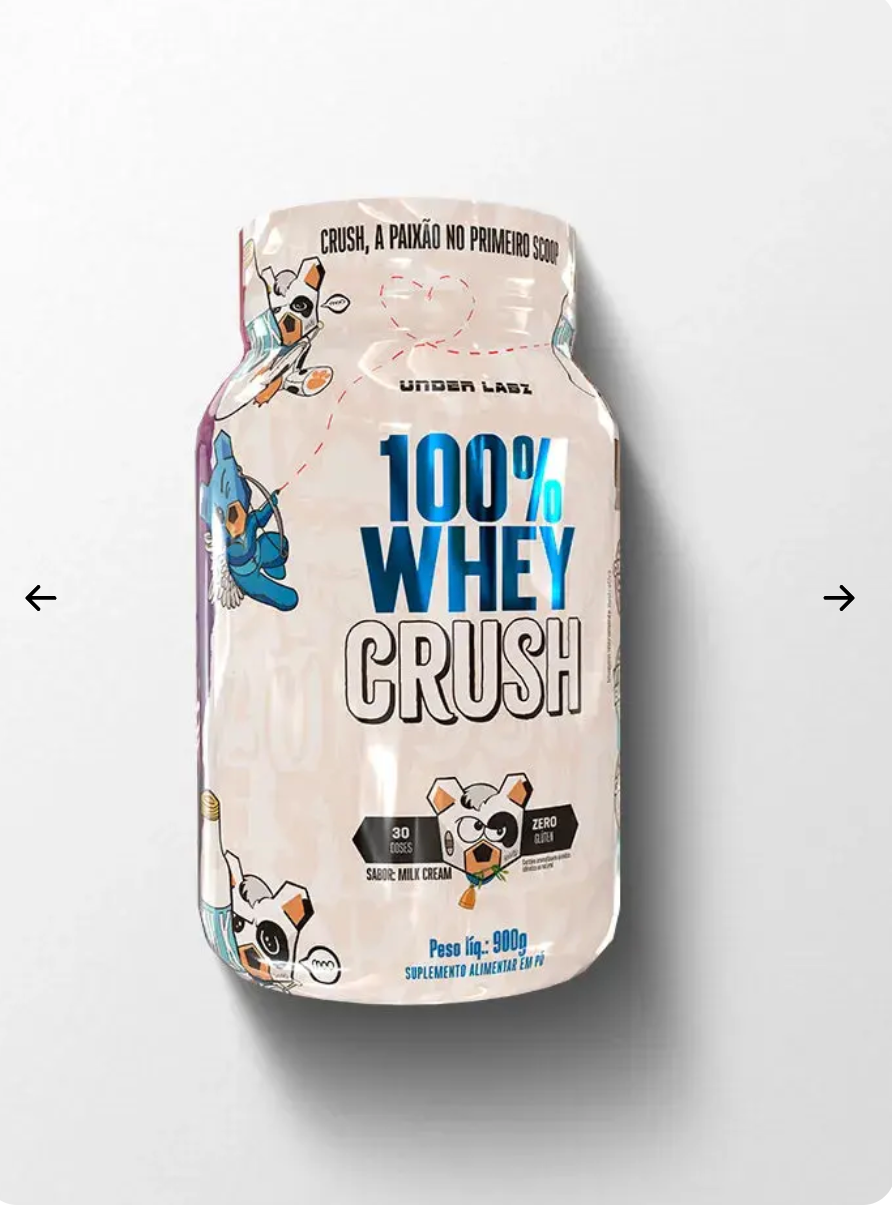 100% Whey Crush - High biological value whey protein with gourmet flavor