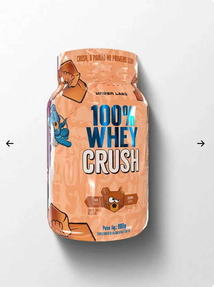 100% Whey Crush - High biological value whey protein with gourmet flavor