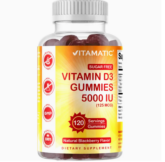 Vitamatic Vitamin D3 (5000UI) - 120 Gummies