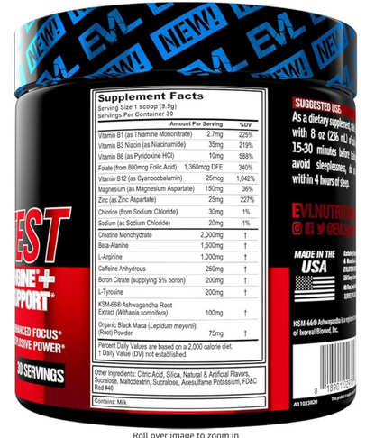 Evlution Nutrition ENGN Test - 30 servings