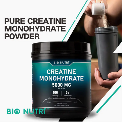 Creatine Monohydrate - 5000 mg Pure Micronized Creatine