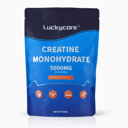 Luckycare Creatine Monohydrate - 5000 mg Pure Micronized Creatine