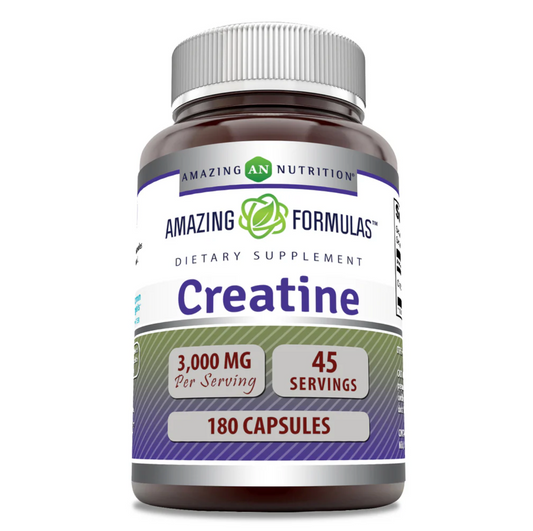 Amazing Formulas Creatine Monohydrate | 3000 Mg Per Serving | 180 Capsules