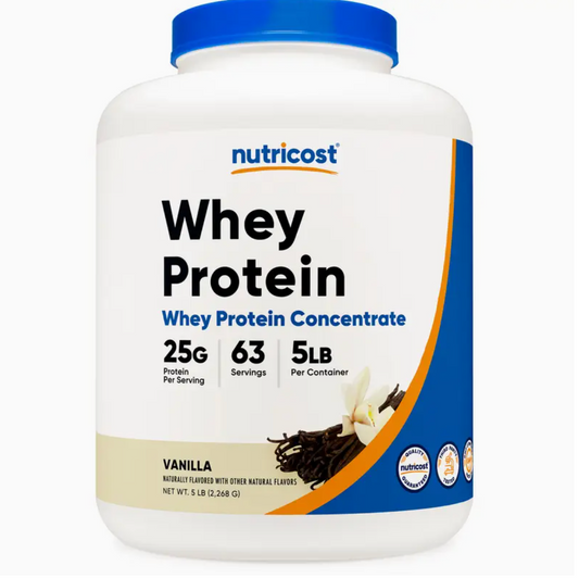 Nutricost Whey Protein Isolate -  5LBS