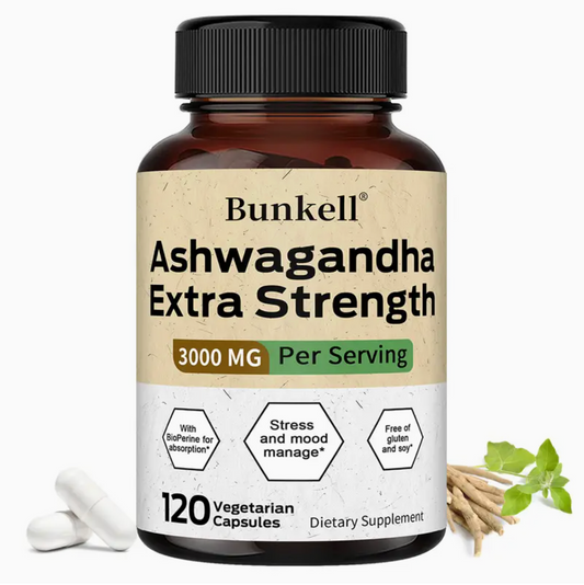 Ashwagandha 3000mg Extra Strength Capsules Balance Stress And Mood Manage